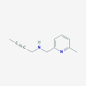 molecular formula C11H14N2 B1442863 (丁-2-炔-1-基)[(6-甲基吡啶-2-基)甲基]胺 CAS No. 1250917-32-8