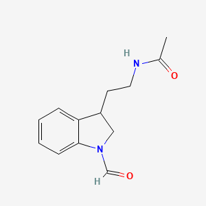 N-[2-(1-Formyl-2,3-dihydro-1H-indol-3-yl)ethyl]acetamide