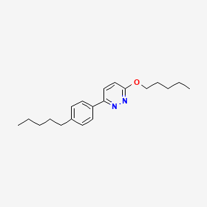 3-(Pentyloxy)-6-(4-pentylphenyl)pyridazine