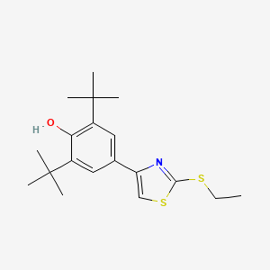 2,6-Di-tert-butyl-4-[2-(ethylsulfanyl)-1,3-thiazol-4-yl]phenol