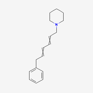 1-(6-Phenylhexa-2,4-dien-1-YL)piperidine