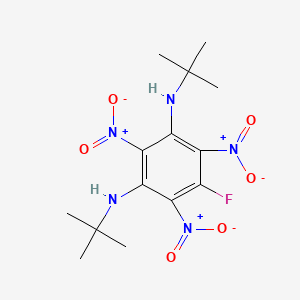 N~1~,N~3~-Di-tert-butyl-5-fluoro-2,4,6-trinitrobenzene-1,3-diamine