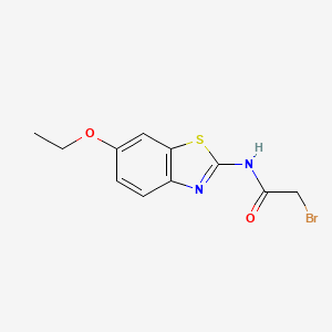 molecular formula C11H11BrN2O2S B1442875 2-bromo-N-(6-ethoxy-1,3-benzothiazol-2-yl)acetamide CAS No. 227957-72-4