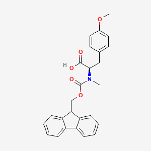 molecular formula C26H25NO5 B1442876 Fmoc-N-甲基-O-甲基-D-酪氨酸 CAS No. 193086-28-1
