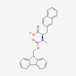 molecular formula C29H25NO4 B1442879 Fmoc-N-Me-D-Ala(2-Naphthyl)-OH CAS No. 179385-30-9