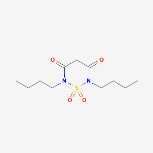 2,6-Dibutyl-1lambda~6~,2,6-thiadiazinane-1,1,3,5-tetrone