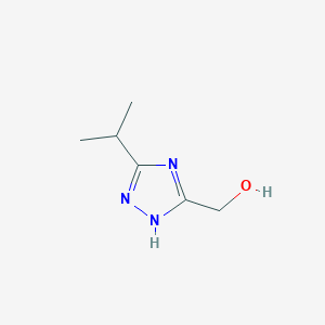 [5-(propan-2-yl)-4H-1,2,4-triazol-3-yl]methanol