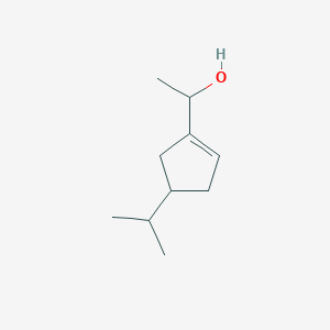 1-[4-(Propan-2-yl)cyclopent-1-en-1-yl]ethan-1-ol