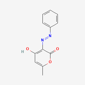 6-Methyl-3-(2-phenylhydrazinylidene)-2H-pyran-2,4(3H)-dione