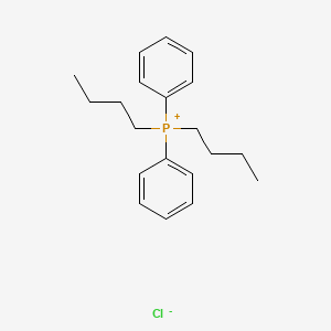 molecular formula C20H28ClP B14428846 Dibutyl(diphenyl)phosphanium chloride CAS No. 82867-58-1