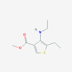 Methyl 5-ethyl-4-(ethylamino)thiophene-3-carboxylate