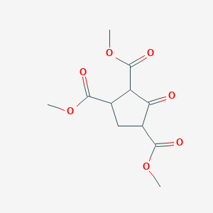 1,2,4-Cyclopentanetricarboxylic acid, 3-oxo-, trimethyl ester