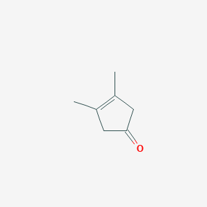 molecular formula C7H10O B14428918 3,4-Dimethylcyclopent-3-en-1-one CAS No. 84627-96-3