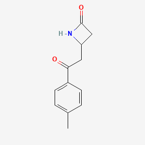 4-[2-(4-Methylphenyl)-2-oxoethyl]azetidin-2-one