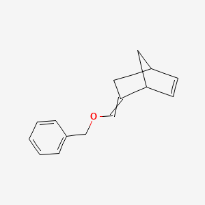 molecular formula C15H16O B14428954 5-[(Benzyloxy)methylidene]bicyclo[2.2.1]hept-2-ene CAS No. 80336-18-1