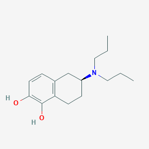 molecular formula C16H25NO2 B14428960 (S)-6-Dipropylamino-5,6,7,8-tetrahydro-naphthalene-1,2-diol CAS No. 82730-71-0