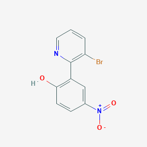 6-(3-Bromopyridin-2(1H)-ylidene)-4-nitrocyclohexa-2,4-dien-1-one