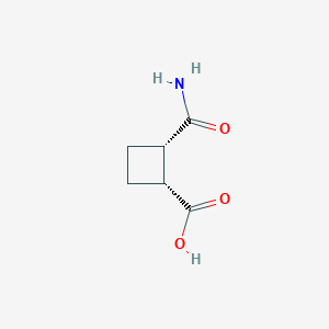 (1R,2S)-2-Carbamoylcyclobutane-1-carboxylic acid