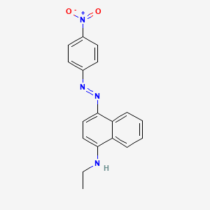 1-Naphthalenamine, N-ethyl-4-[(4-nitrophenyl)azo]-