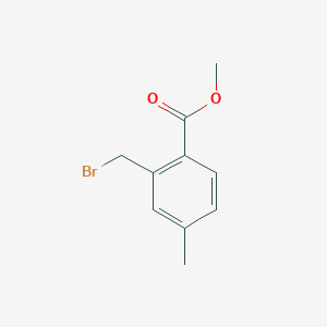 molecular formula C10H11BrO2 B1442899 2-Bromomethyl-4-methyl-benzoic acid methyl ester CAS No. 622847-32-9