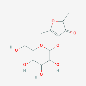 molecular formula C12H18O8 B144290 呋喃醇 4-葡萄糖苷 CAS No. 121063-56-7