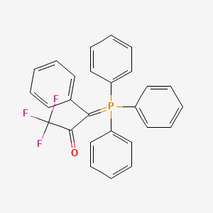 1,1,1-Trifluoro-3-phenyl-3-(triphenyl-lambda~5~-phosphanylidene)propan-2-one