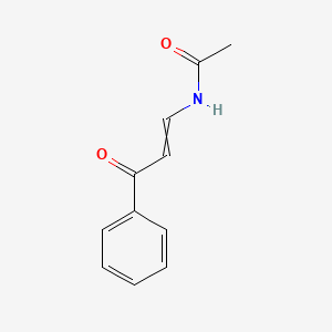 N-(3-Oxo-3-phenylprop-1-en-1-yl)acetamide