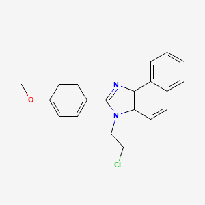 3-(2-Chloroethyl)-2-(4-methoxyphenyl)-3H-naphtho[1,2-D]imidazole