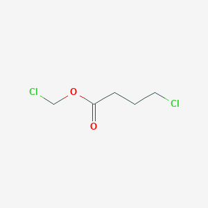 molecular formula C5H8Cl2O2 B14429112 Chloromethyl 4-chlorobutanoate CAS No. 80418-49-1