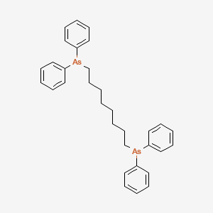 molecular formula C32H36As2 B14429115 (Octane-1,8-diyl)bis(diphenylarsane) CAS No. 82195-45-7