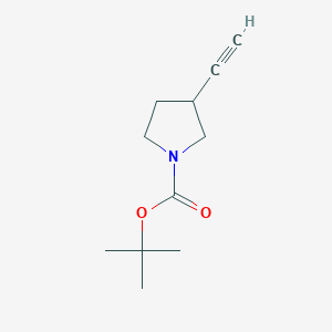 molecular formula C11H17NO2 B1442913 Tert-butyl 3-ethynylpyrrolidine-1-carboxylate CAS No. 287193-00-4