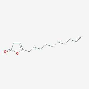 molecular formula C14H24O2 B14429161 2(3H)-Furanone, 5-decyl- CAS No. 83469-89-0