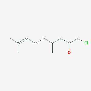 molecular formula C11H19ClO B14429164 1-Chloro-4,8-dimethylnon-7-EN-2-one CAS No. 82772-50-7