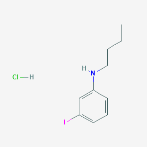 B1442917 N-butyl-3-iodoaniline hydrochloride CAS No. 1311316-48-9
