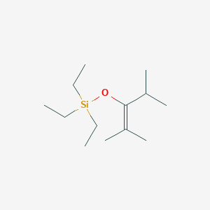 [(2,4-Dimethylpent-2-en-3-yl)oxy](triethyl)silane