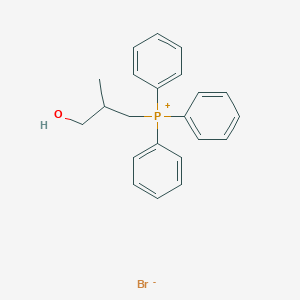 molecular formula C22H24BrOP B14429210 (3-Hydroxy-2-methylpropyl)(triphenyl)phosphanium bromide CAS No. 73805-15-9