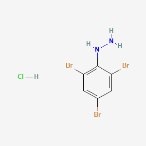 molecular formula C6H6Br3ClN2 B1442923 (2,4,6-三溴苯基)肼盐酸盐 CAS No. 1227185-81-0