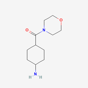 molecular formula C11H20N2O2 B1442925 (反式-4-氨基环己基)-4-吗啉基甲酮 CAS No. 412291-29-3
