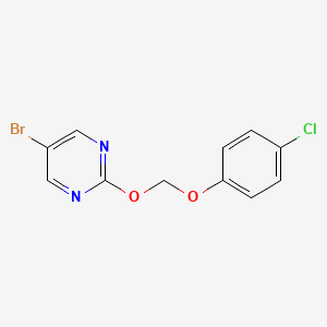 5-Bromo-2-[(4-chlorophenoxy)methoxy]pyrimidine