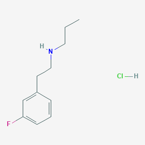 molecular formula C11H17ClFN B1442928 [2-(3-氟苯基)乙基](丙基)胺盐酸盐 CAS No. 1306605-32-2
