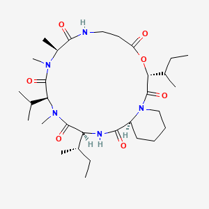 molecular formula C31H53N5O7 B14429325 Destruxin B1 CAS No. 79386-01-9