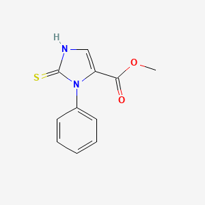 Methyl 2,3-dihydro-3-phenyl-2-thioxo-1H-imidazole-4-carboxylate