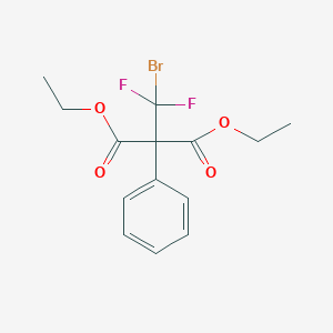 molecular formula C14H15BrF2O4 B14429364 Diethyl [bromo(difluoro)methyl](phenyl)propanedioate CAS No. 82477-48-3