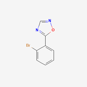 molecular formula C8H5BrN2O B1442938 5-(2-溴苯基)-1,2,4-恶二唑 CAS No. 1306604-33-0