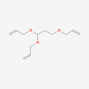 molecular formula C12H20O3 B14429409 1,1,3-Tris(prop-2-enoxy)propane CAS No. 84315-07-1