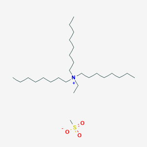 N-Ethyl-N,N-dioctyloctan-1-aminium methanesulfonate