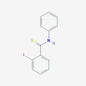 molecular formula C13H10INS B14429445 2-Iodo-N-phenylbenzene-1-carbothioamide CAS No. 78728-06-0