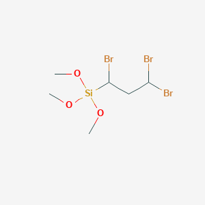 Trimethoxy(1,3,3-tribromopropyl)silane