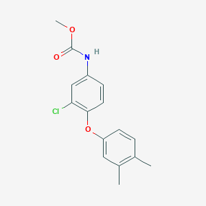 Methyl [3-chloro-4-(3,4-dimethylphenoxy)phenyl]carbamate