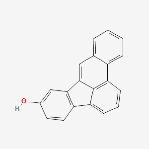 molecular formula C20H12O B14429497 Benz(e)acephenanthrylen-6-ol CAS No. 81824-09-1